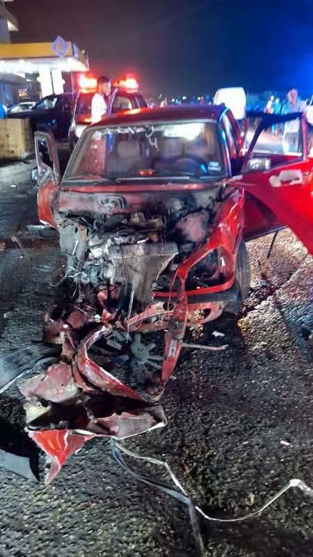 حادث سير في منطقة وادي الزينة. (صورة متداولة)