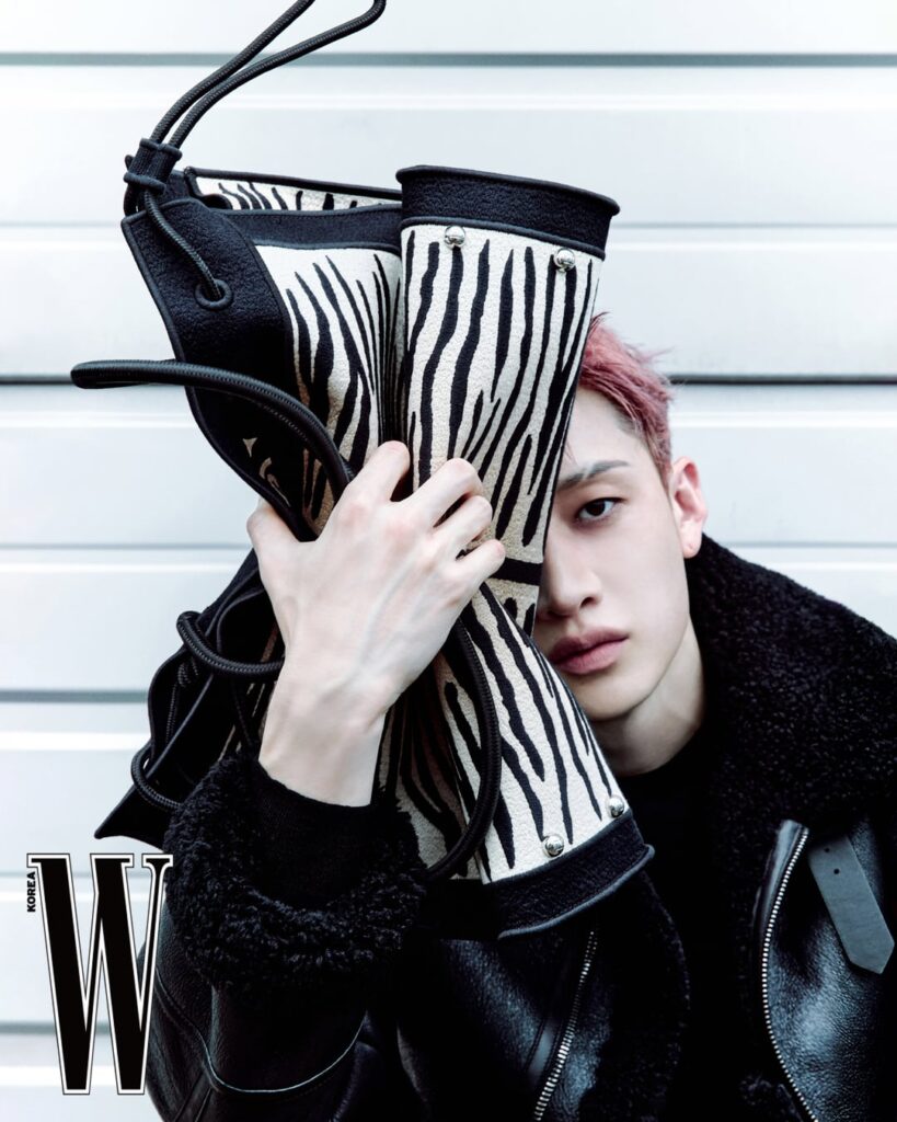 Stray Kids Bang Chan - W Korea x FENDI (المعاينة المصورة للإصدار الرقمي لشهر أغسطس 2026)