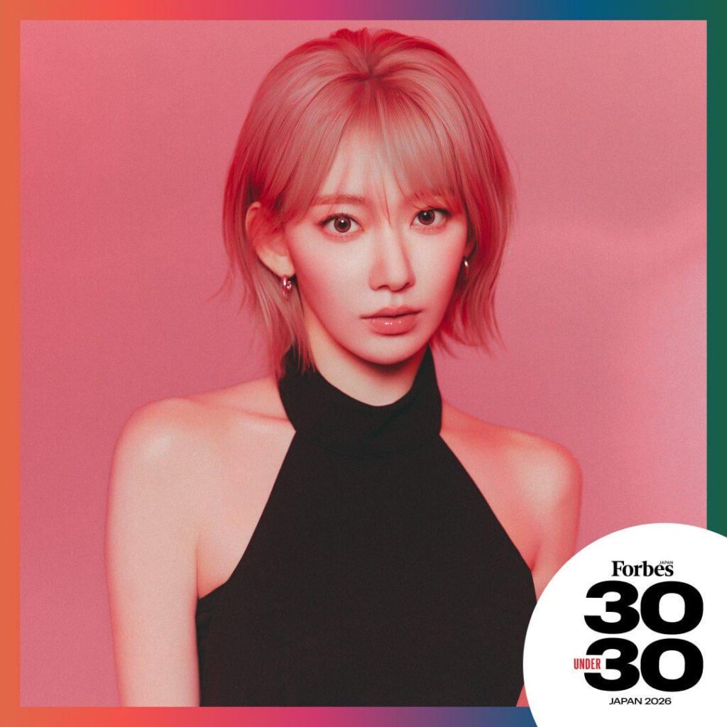 تم تسمية 260825 مياواكي ساكورا في قائمة Forbes JAPAN 30 UNDER 30 2026 ضمن فئة الترفيه والرياضة.